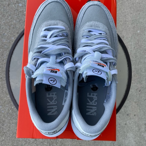 Nike LD Waffle SF sacai Fragment Grey size US 13 Used with 📦 - Picture 3 of 12